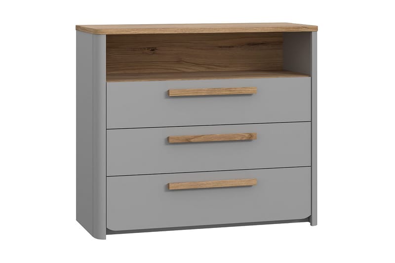 Ahmetbay Kommode 41x99 cm, Grå/Brun