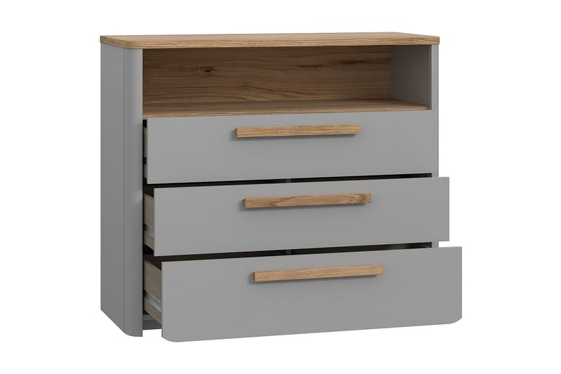 Ahmetbay Kommode 41x99 cm - Grå/Brun - Opbevaring - Opbevaringsmøbler - Kommode - Entrékommode
