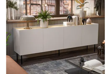Akie Kommode 200 cm - Beige - Opbevaring - Opbevaringsmøbler - Kommode
