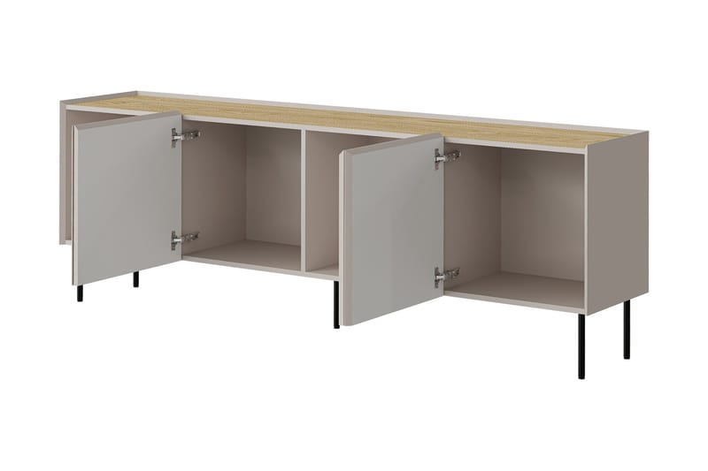 Akie Kommode 200 cm - Beige - Opbevaring - Opbevaringsmøbler - Kommode