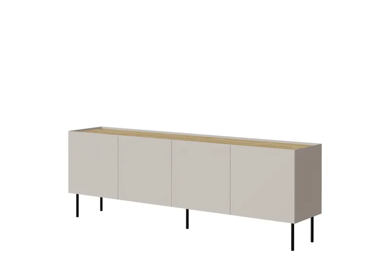 Akie Kommode 200 cm - Beige - Opbevaring - Opbevaringsmøbler - Kommode