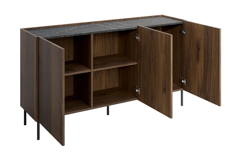 Akihito Kommode 144 cm - Brun - Opbevaring - Opbevaringsmøbler - Kommode