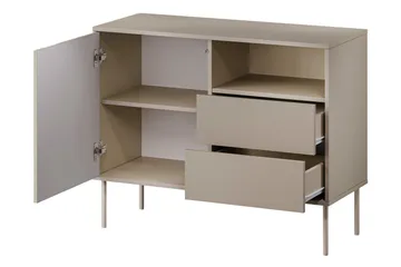 Akiko Kommode 100 cm - Beige - Opbevaring - Opbevaringsmøbler - Kommode - Entrékommode