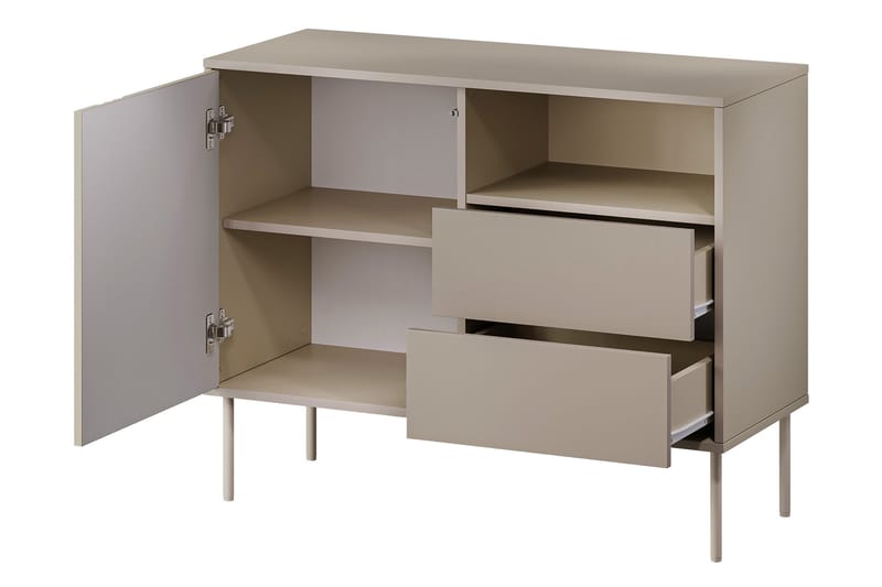 Akiko Kommode 100 cm - Beige - Opbevaring - Opbevaringsmøbler - Kommode - Entrékommode