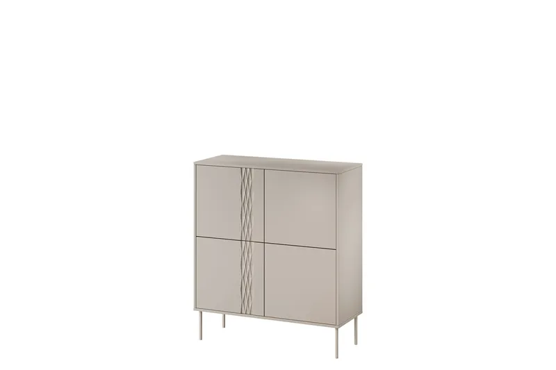 Akiko Kommode 100 cm - Beige - Opbevaring - Opbevaringsmøbler - Kommode - Entrékommode