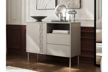 Akiko Kommode 100 cm - Beige - Opbevaring - Opbevaringsmøbler - Kommode - Entrékommode