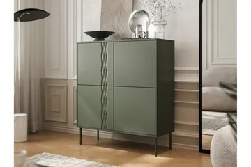 Akiko Kommode 100 cm - Grøn - Opbevaring - Opbevaringsmøbler - Kommode - Entrékommode