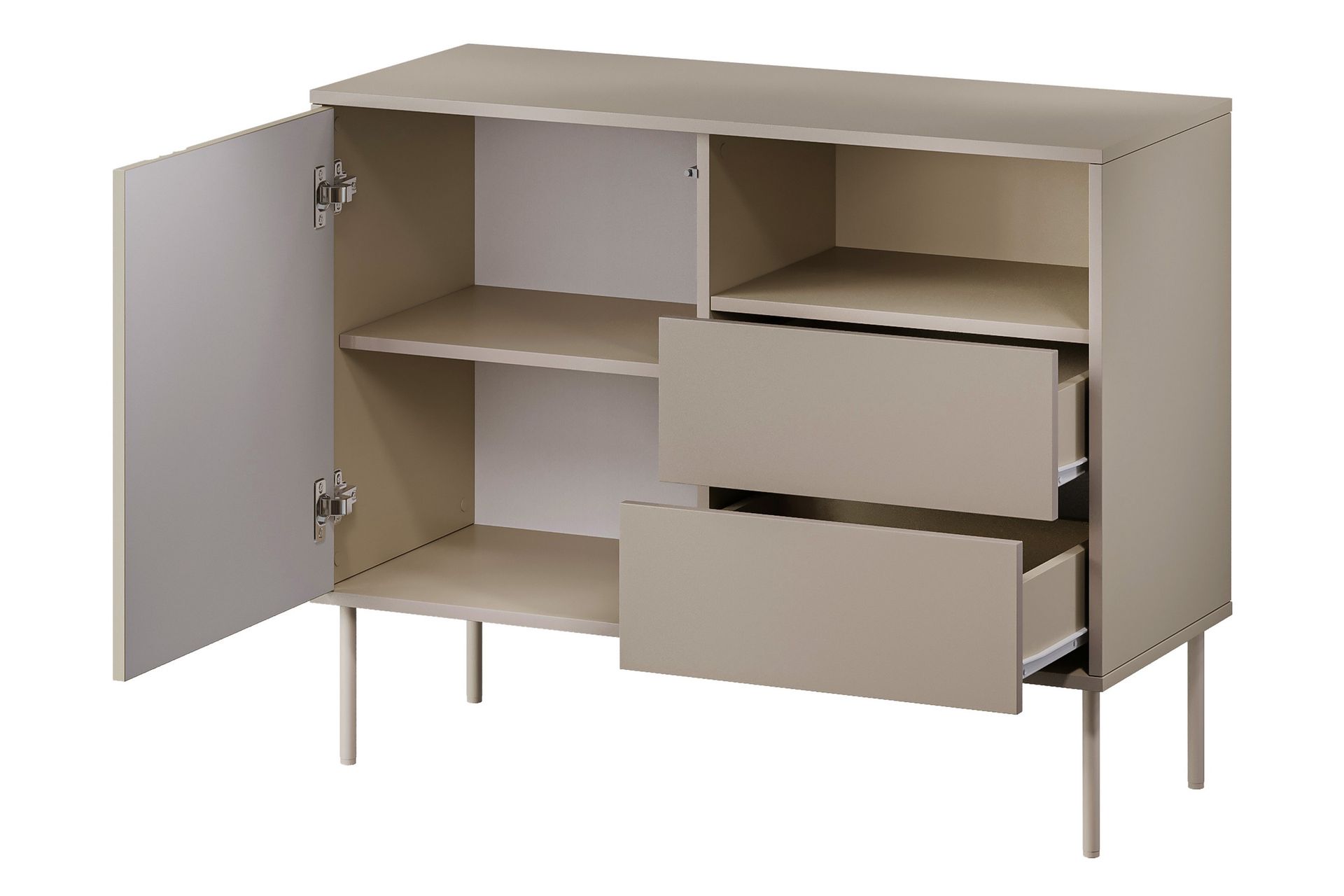 Akiko Kommode 100 cm - Grøn - Opbevaring - Opbevaringsmøbler - Kommode - Entrékommode