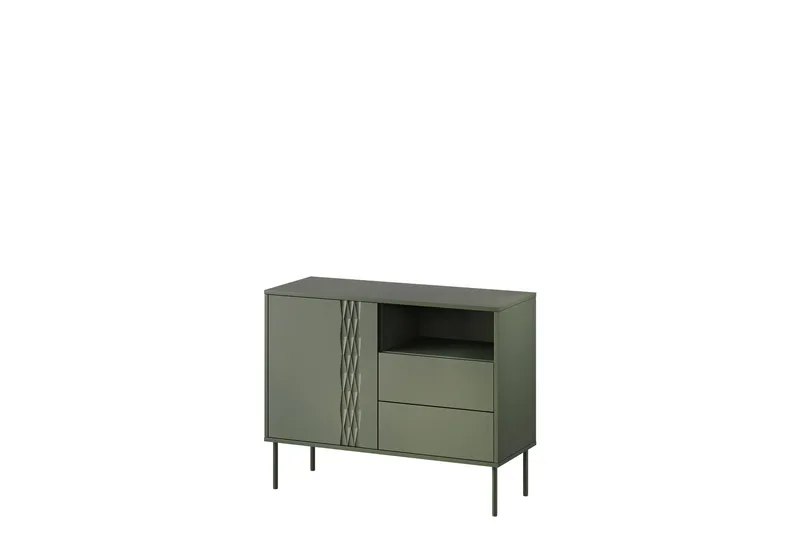 Akiko Kommode 100 cm - Grøn - Opbevaring - Opbevaringsmøbler - Kommode - Entrékommode