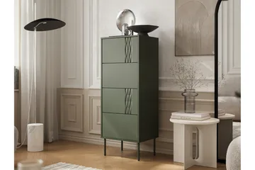 Akiko Kommode 50 cm - Grøn - Opbevaring - Opbevaringsmøbler - Kommode - Entrékommode