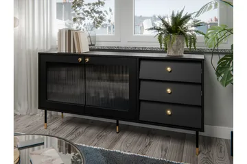 Akilesh Kommode 150 cm - Sort - Opbevaring - Opbevaringsmøbler - Kommode