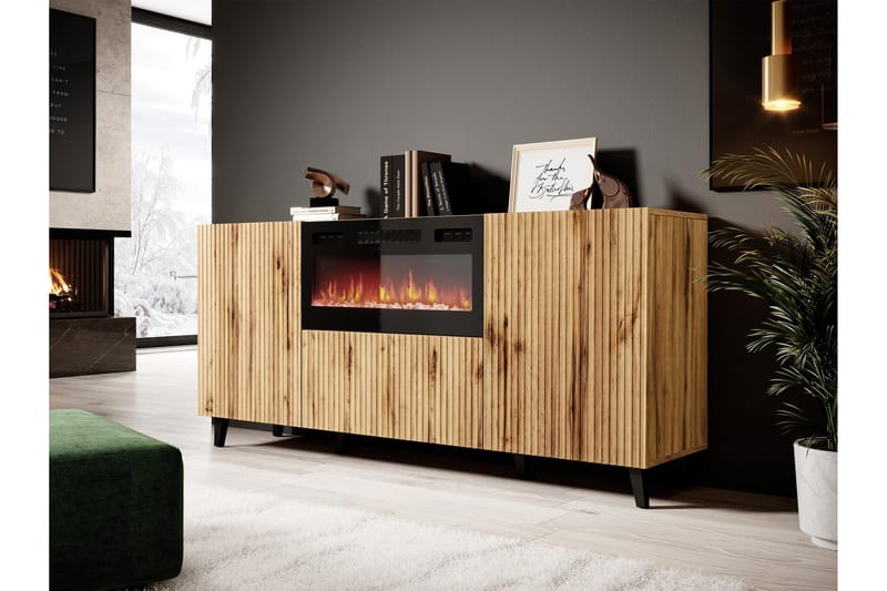 Akimasa Kommode 181 cm - Natur - Opbevaring - Opbevaringsmøbler - Kommode