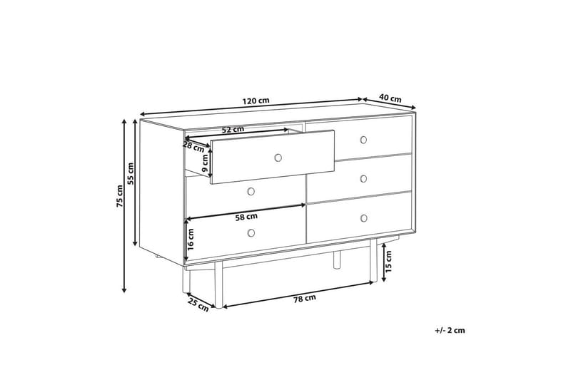 Kommode Alcester - Opbevaring - Opbevaringsmøbler - Kommode