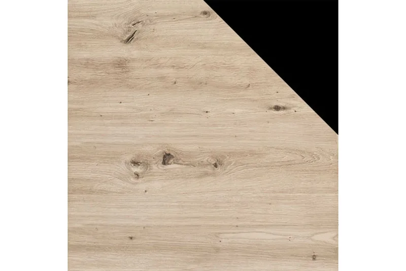 Aldbrough Hjørnekommode 123x86x82 cm - Natur/Sort - Opbevaring - Opbevaringsmøbler - Kommode