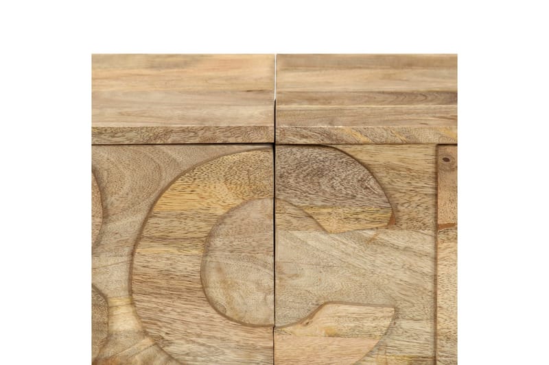 Alfabetskab 6 Skuffer 120 X 35 X 79 Cm Massivt Mangotræ - Brun - Opbevaring - Opbevaringsmøbler - Kommode