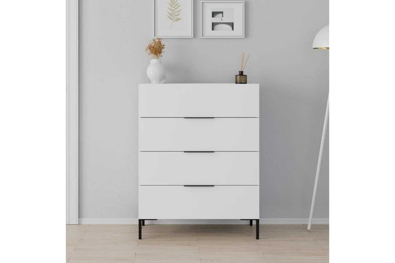 Almindelig kommode uden overbygning Kommode Matul Hvid Vit - Opbevaring - Opbevaringsmøbler - Kommode - Entrékommode