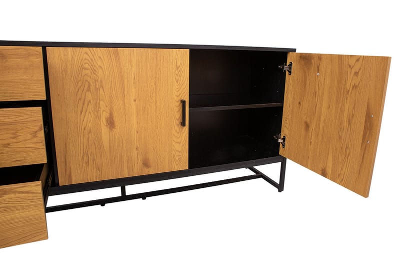 Amsterdam kommode Eg/ Sort - Opbevaring - Opbevaringsmøbler - Kommode