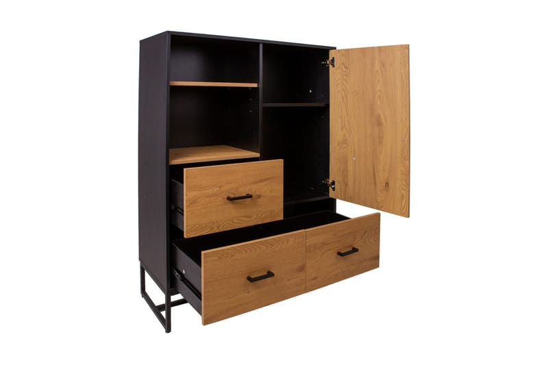 Amsterdam kommode Eg/ Sort - Opbevaring - Opbevaringsmøbler - Kommode - Entrékommode