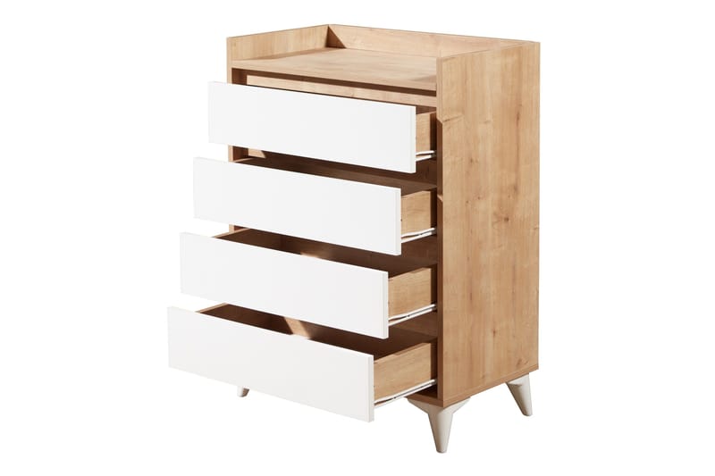 Andifli Kommode 70x92 cm - Blå - Opbevaring - Opbevaringsmøbler - Kommode - Entrékommode