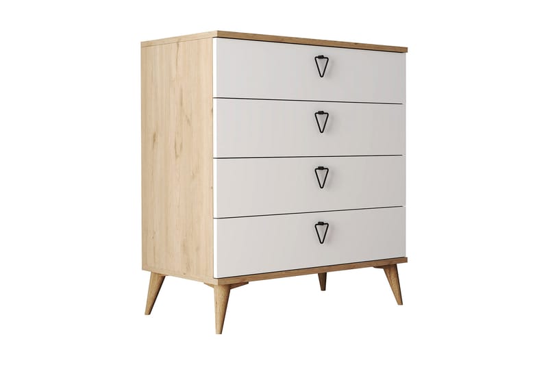 Andifli Kommode 80x90,8 cm - Brun - Opbevaring - Opbevaringsmøbler - Kommode - Entrékommode