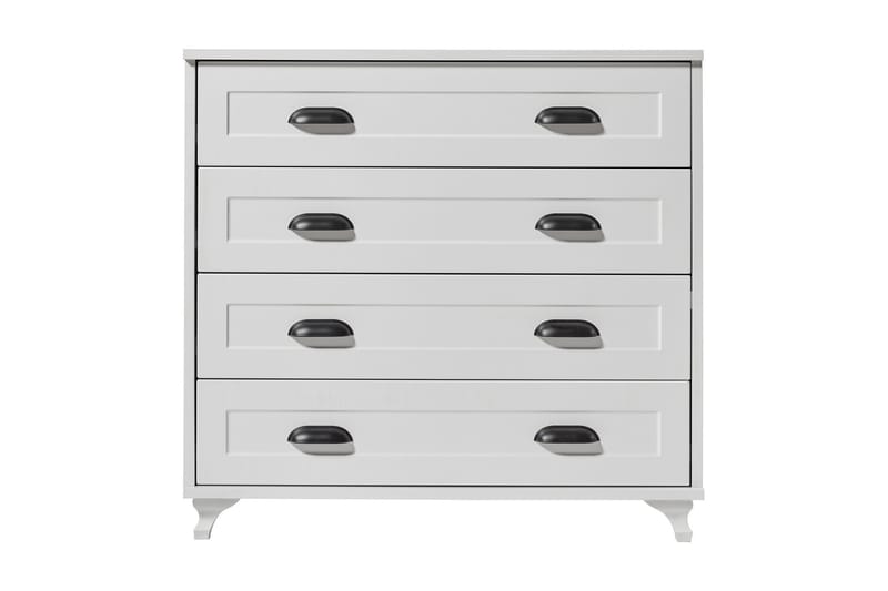 Andifli Kommode 90x86 cm - Hvid - Opbevaring - Opbevaringsmøbler - Kommode - Entrékommode