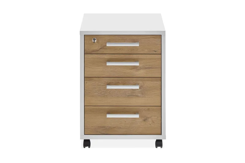 Calvia Arkivskab 48 cm - Hvid/Eg - Opbevaring - Opbevaringsmøbler - Kommode - Arkivskabe