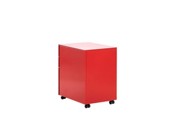 Garum Kontorskab 39x52 cm - Metal/Rød - Opbevaring - Opbevaringsmøbler - Kommode - Arkivskabe