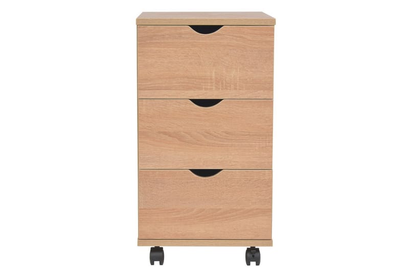 Kommode 33 X 45 X 60 Cm Egetræ - Brun - Opbevaring - Opbevaringsmøbler - Kommode - Arkivskabe