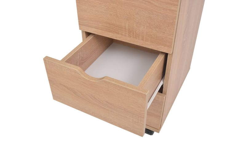 Kommode 33 X 45 X 60 Cm Egetræ - Brun - Opbevaring - Opbevaringsmøbler - Kommode - Arkivskabe