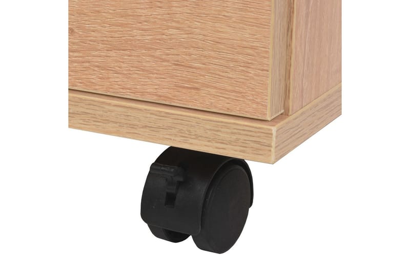 Kommode 33 X 45 X 60 Cm Egetræ - Brun - Opbevaring - Opbevaringsmøbler - Kommode - Arkivskabe