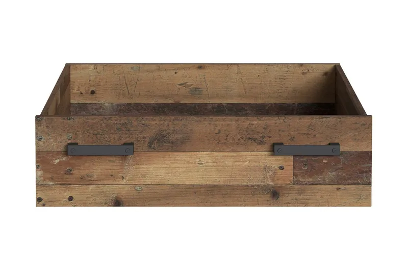 Lazarius skuffe med hjul 67x84 cm, Brun