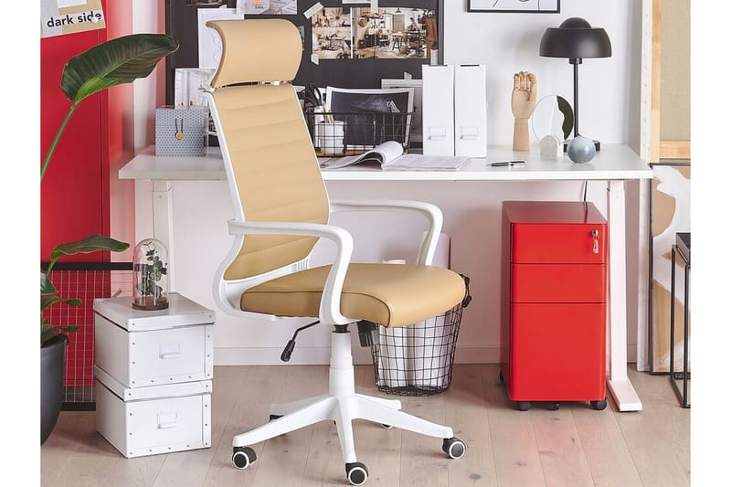 Lubriano Kontorskab 30x50 cm - Metal/Rød - Opbevaring - Opbevaringsmøbler - Kommode - Arkivskabe