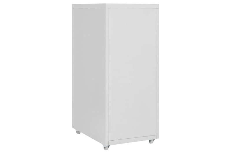 mobilt arkivskab 28x41x69 cm metal grå - Grå - Opbevaring - Opbevaringsmøbler - Kommode - Arkivskabe