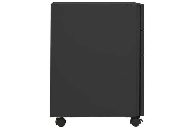 mobilt arkivskab 30x45x59 cm stål antracitgrå - Antracit - Opbevaring - Opbevaringsmøbler - Kommode - Arkivskabe