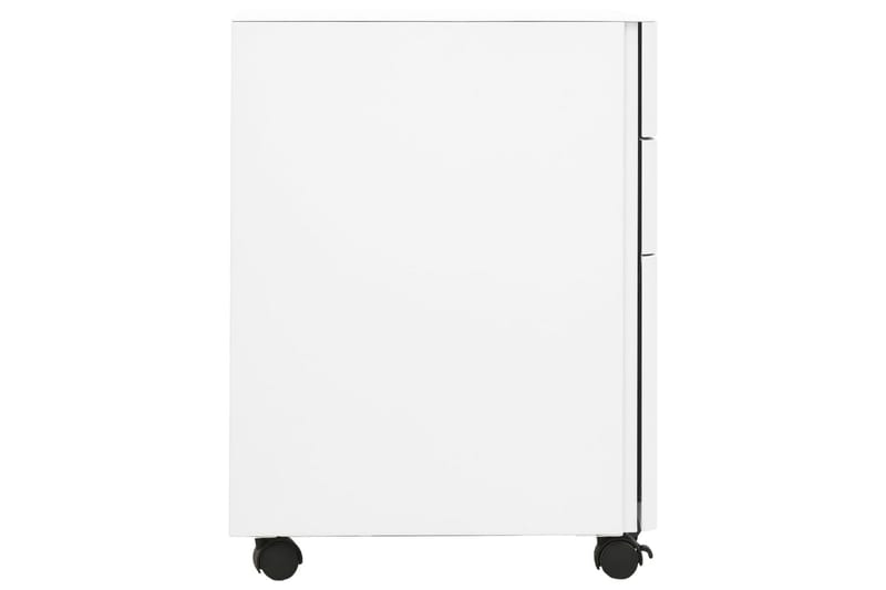 mobilt arkivskab 30x45x59 cm stål hvid - Hvid - Opbevaring - Opbevaringsmøbler - Kommode - Arkivskabe
