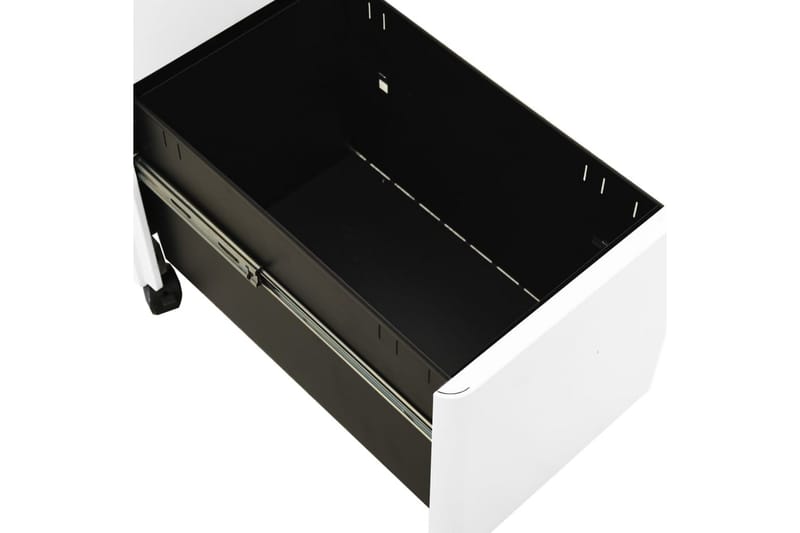 mobilt arkivskab 30x45x59 cm stål hvid - Hvid - Opbevaring - Opbevaringsmøbler - Kommode - Arkivskabe