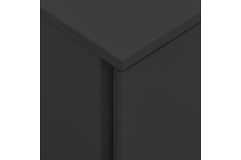 mobilt arkivskab 39x45x60 cm stål antracitgrå - Antracit - Opbevaring - Opbevaringsmøbler - Kommode - Arkivskabe
