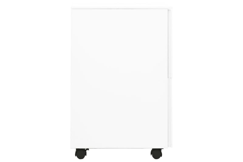 mobilt arkivskab 39x45x67 cm stål hvid - Hvid - Opbevaring - Opbevaringsmøbler - Kommode - Arkivskabe