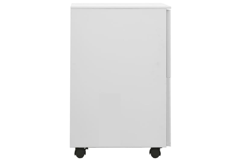 mobilt arkivskab 39x45x67 cm stål lysegrå - Grå - Opbevaring - Opbevaringsmøbler - Kommode - Arkivskabe