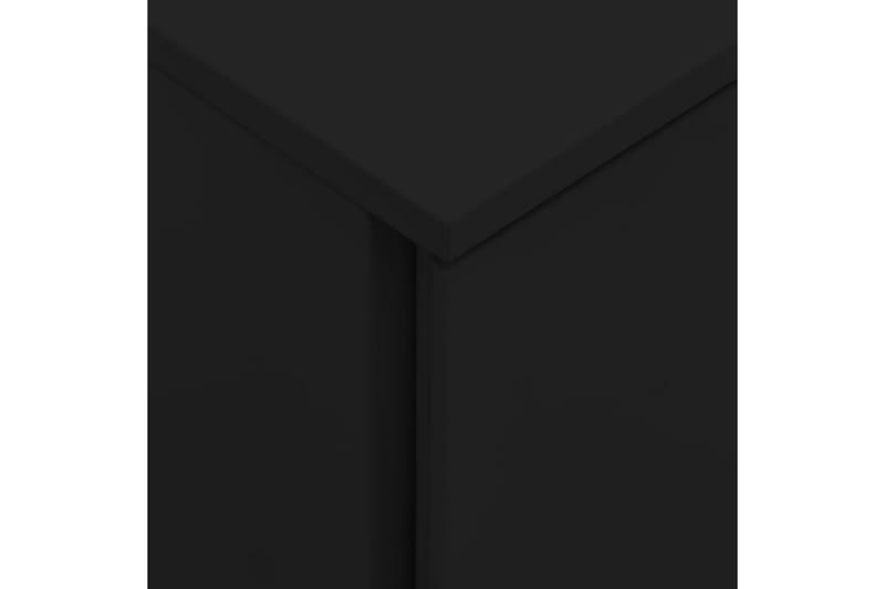 mobilt arkivskab 39x45x67 cm stål sort - Sort - Opbevaring - Opbevaringsmøbler - Kommode - Arkivskabe