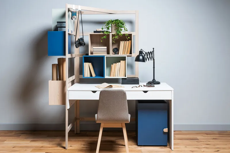 Stige Arkivskab Blå - VOX - Opbevaring - Opbevaringsmøbler - Kommode - Arkivskabe