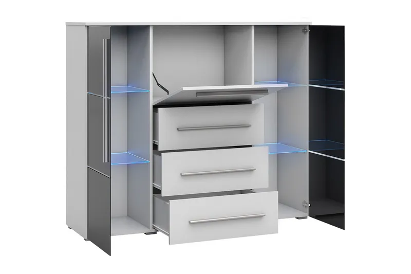 Bari kommode 136x39x115 cm - Opbevaring - Opbevaringsmøbler - Kommode