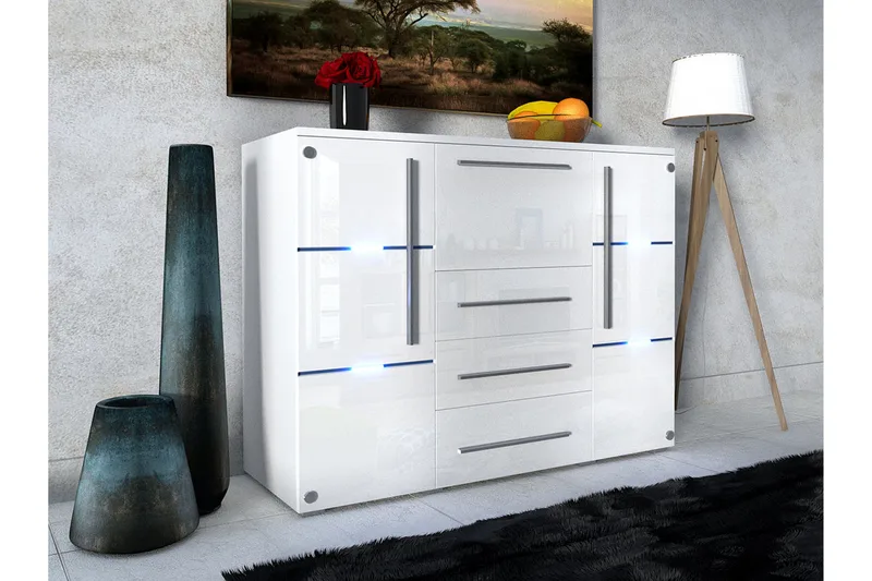 Bari kommode 136x39x115 cm - Opbevaring - Opbevaringsmøbler - Kommode