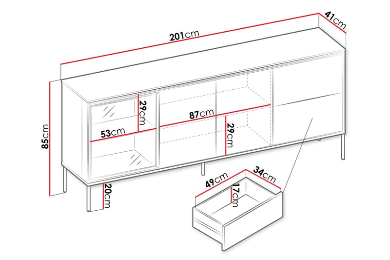 Basici Kommode - Brun - Opbevaring - Opbevaringsmøbler - Kommode