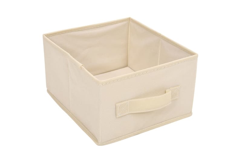 beBasic opbevaringsreol med 6 skuffer 55x29x55 cm stål cremefarvet - Creme - Entréopbevaring - Entrékommode - Kommode