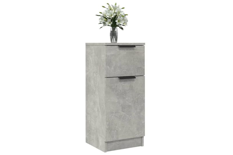 beBasic skænk 30x30x70 cm konstrueret træ betongrå - GrÃ¥ - Opbevaring - Opbevaringsmøbler - Kommode - Entrékommode