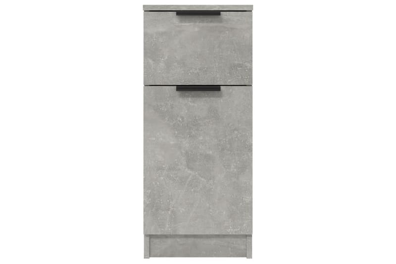 beBasic skænk 30x30x70 cm konstrueret træ betongrå - GrÃ¥ - Opbevaring - Opbevaringsmøbler - Kommode - Entrékommode