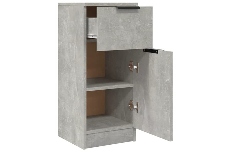 beBasic skænk 30x30x70 cm konstrueret træ betongrå - GrÃ¥ - Opbevaring - Opbevaringsmøbler - Kommode - Entrékommode