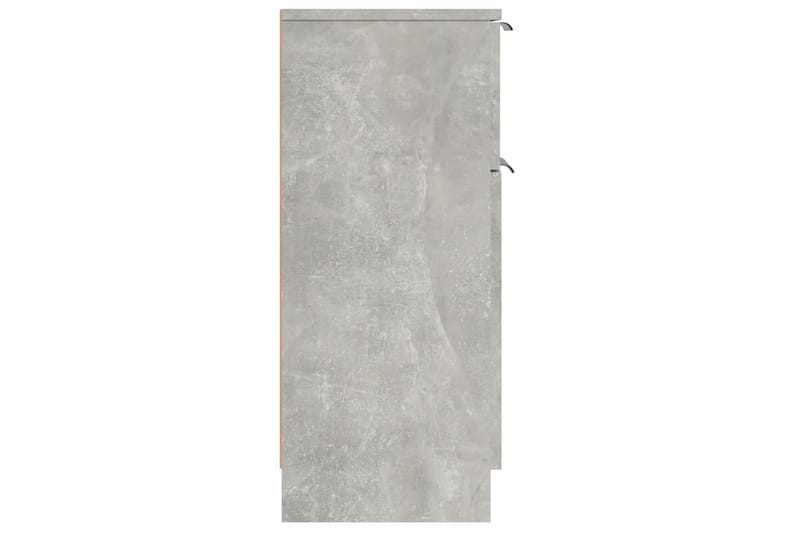 beBasic skænk 30x30x70 cm konstrueret træ betongrå - GrÃ¥ - Opbevaring - Opbevaringsmøbler - Kommode - Entrékommode