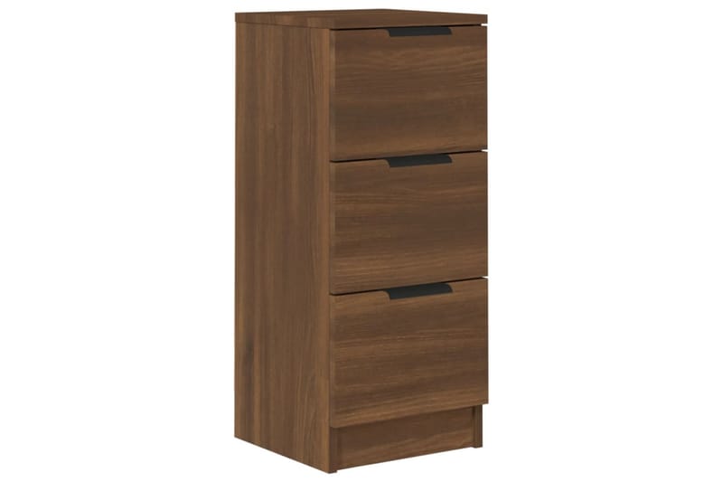 beBasic skænk 30x30x70 cm konstrueret træ brun egetræsfarve - Brun - Opbevaring - Opbevaringsmøbler - Kommode - Entrékommode